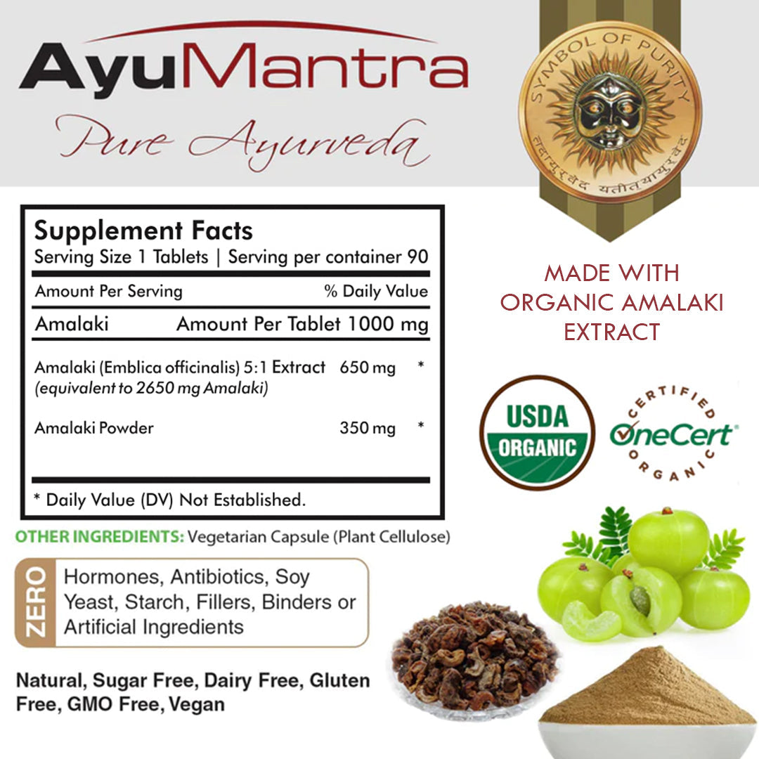 Amalaki Tablets (Phyllanthus emblica) - 90 Tablets