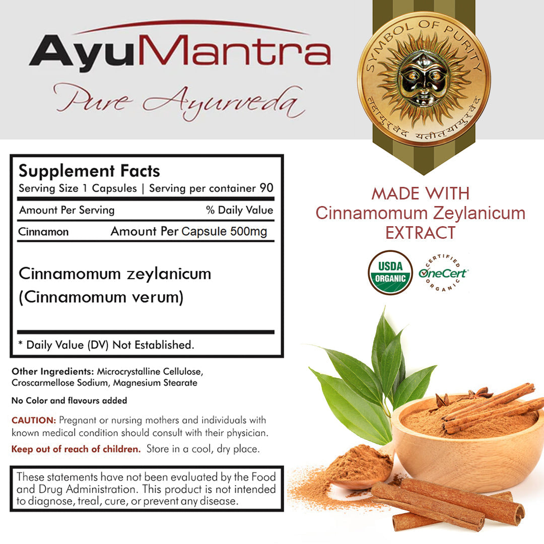 Cinnamon Tablets (Cinnamomum zeylanicum) - 90 Tablets