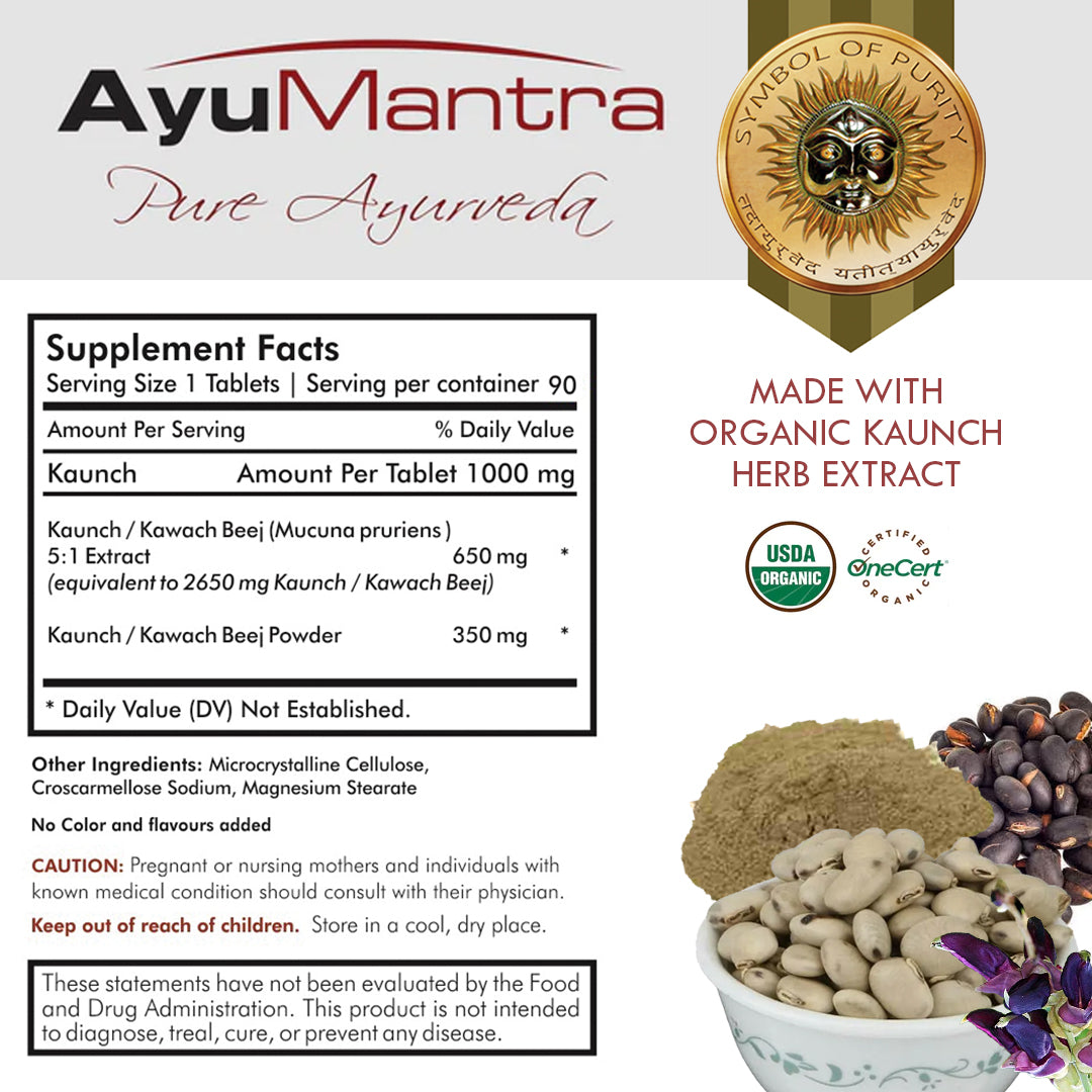 Kaunch SPL / Kapikachhu Tablets (Mucuna pruriens) - 90 Tablets