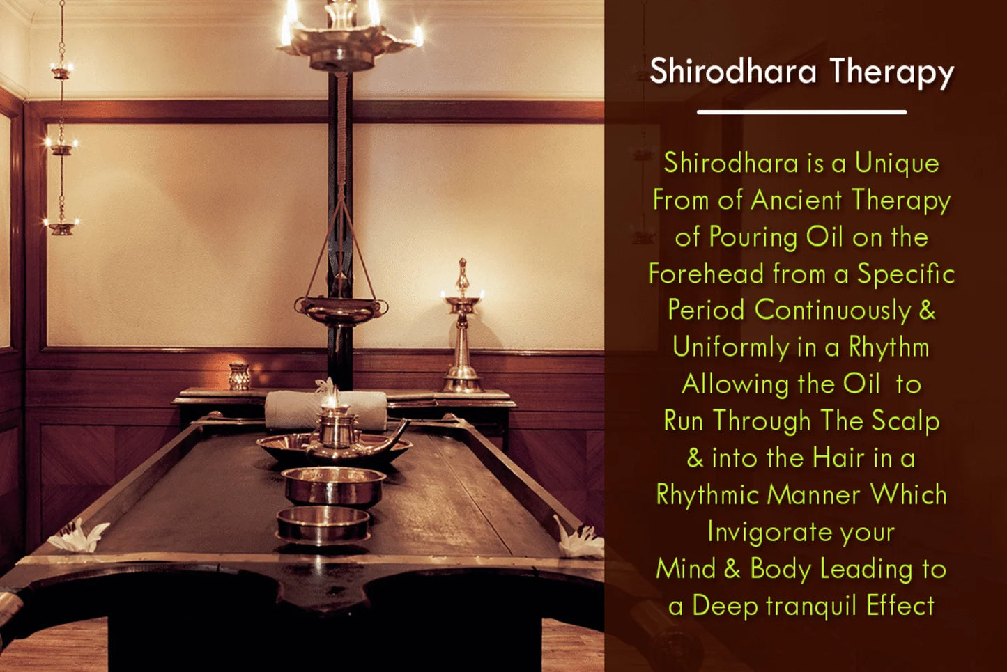 SHIRODHARA (THIRD EYE THERAPY)
