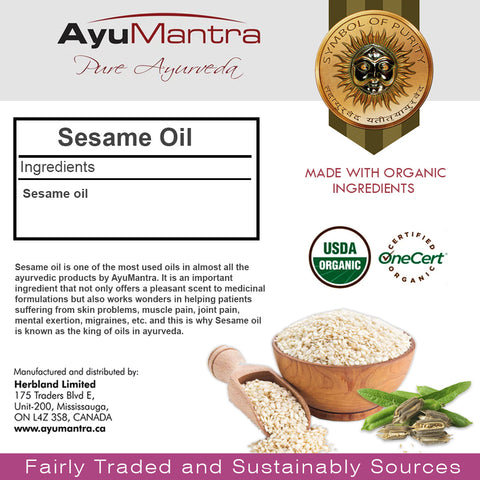 Sesame Oil (Sesamum Indicum)