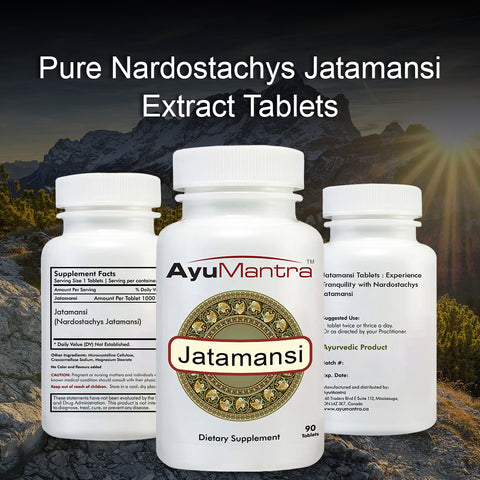 Jatamansi Tablets (Nardostachys Jatamansi) - 90 Tablets