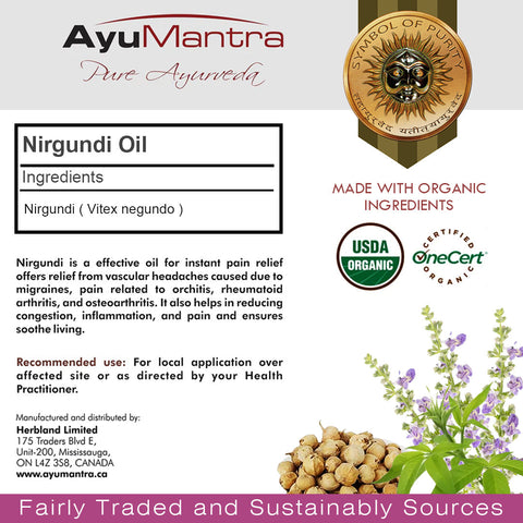 Nirgundi Oil (Vitex Negundo)