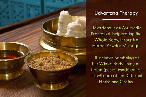 UDVARTANA – DRY HERBAL POWDER MASSAGE